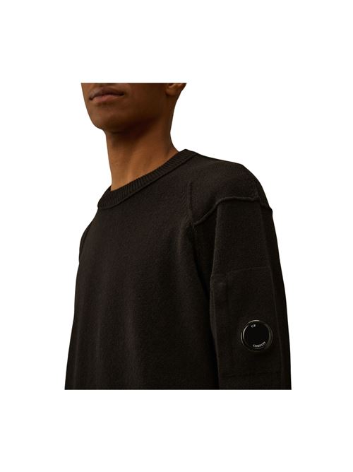 MAGLIONE GIROCOLLO IN LANA CON LENTE C.P. COMPANY | RFCMKN707A 110149A999